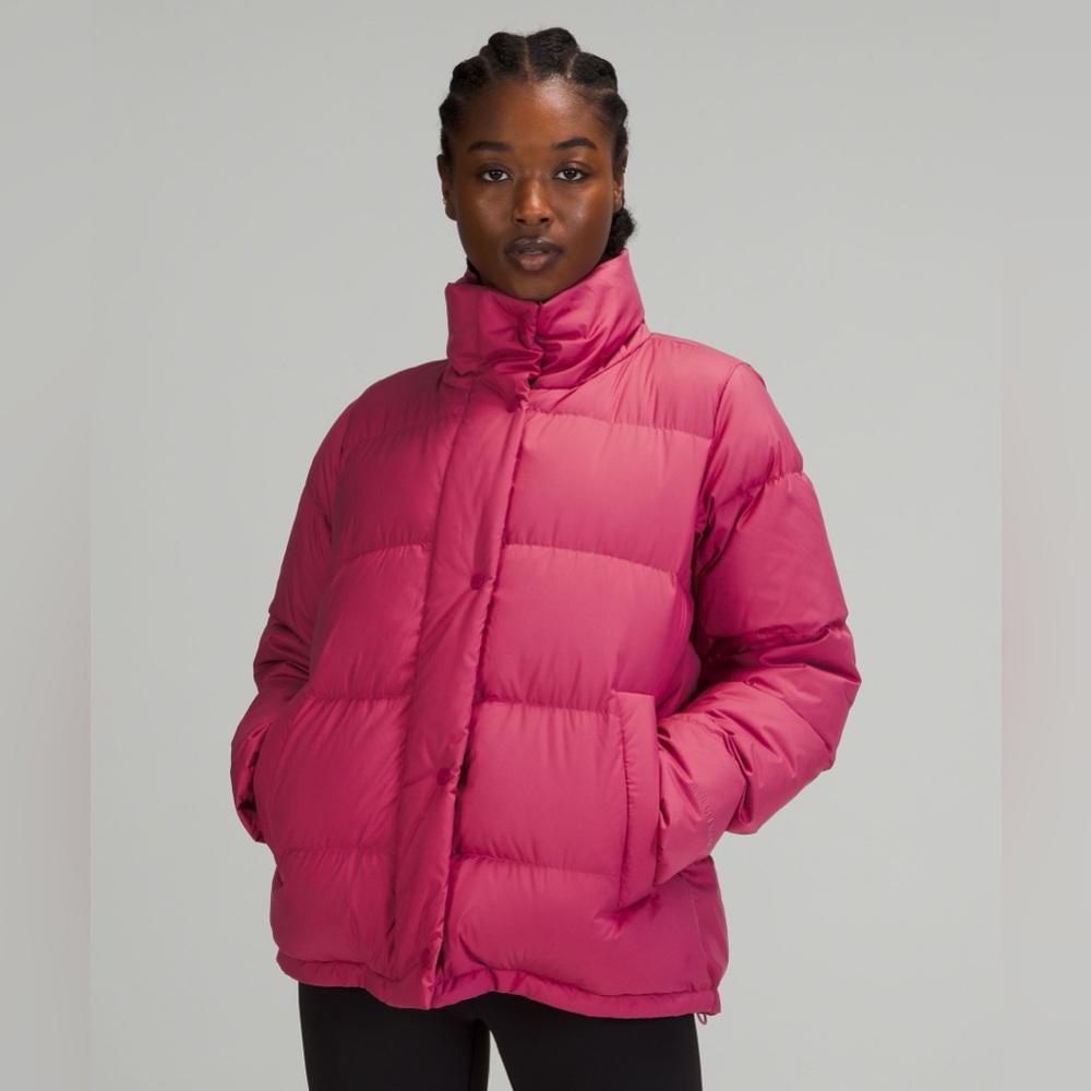 Women's Pink Puffer Jacket - Picture 1 of 1